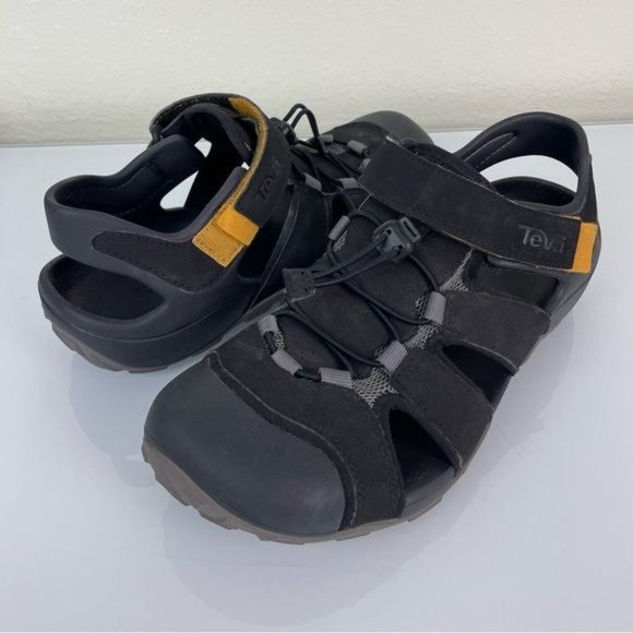 Teva Men’s Flintwood Sandal 1118941 Black & Yellow main image 4